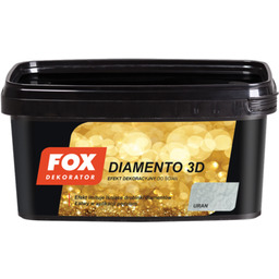 Farba dekoracyjny DIAMENTO 3D uran 1 l FOX