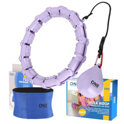 ZESTAW HULA HOP OHA02 VIOLET Z WYPUSTKAMI