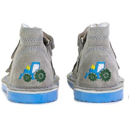 Buty profilaktyczne Danielki T125L szary traktorek kapcie dziecięce
