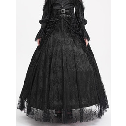 spódnica DEVIL FASHION - BLACK GOTHIC GORGEOUS -XL