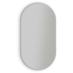 Lustro Koria owal szlif srebrne 80 x 40
