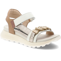 Hispanitas Sandały damskie, cholewka ze skóry naturalnej sportowa