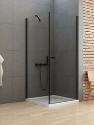 Kabina prysznicowa kwadratowa 90x90 D-0231A/D-0115B New Soleo Black