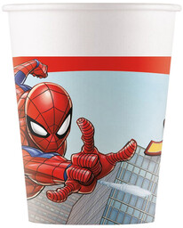 Kubeczki urodzinowe Spiderman - 200 ml - 8