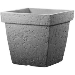 Doniczka kwadratowa Gloria 40 cm szary