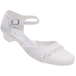 Białe buty komunijne dla dziewczynek do Komunii, komunia