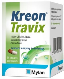 Kreon Travix 10 000 Kapsułki dojelitowe