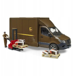 Samochód dostawczy Bruder Mercedes-Benz Ups 02678