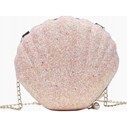 TOREBKA DAMSKA CEKINY NA RAMIĘ CROSSBODY ŁAŃCUSZEK PREZENT