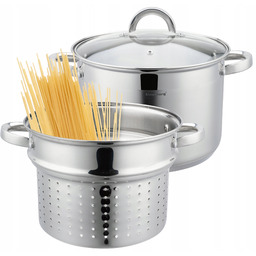 Garnek z wkładem do gotowania makaronu 24cm, 7,5L