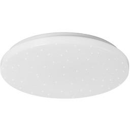 Plafon EROS M Ø380 biały z gwiazdami LED