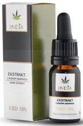 Ekstrakt z Konopi Siewnych z CBD 10%, India,