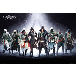 Assassins Creed Bohaterowie - plakat