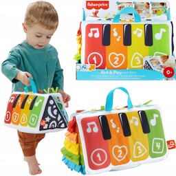 Fisher Price Miękkie Pianinko Zabawka Sensoryczna Dla Niemowląt