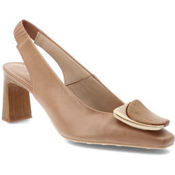 Hispanitas Sandały damskie, cholewka ze skóry naturalnej gładkie