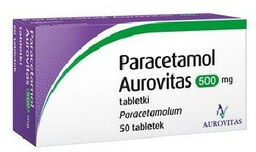 Paracetamol Aurovitas 500 mg, 50 tabletek