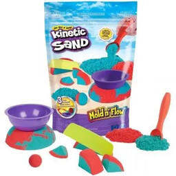Kinetic Sand - Dwukolorowy piasek kinetyczny - Spin