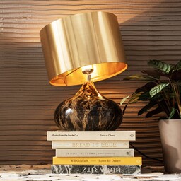Lampa stołowa Kare Mamo Deluxe, złota, odchylana