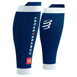 COMPRESSPORT Opaski kompresyjne na łydki R2V3 estate blue/white