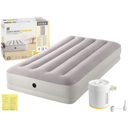 Materac Dmuchany Jednoosobowy 99x191x30 Intex 64177 z Pompką
