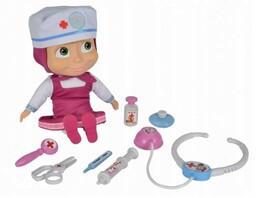 Masza I Niedźwiedź Lalka Masza Zestaw Doktora