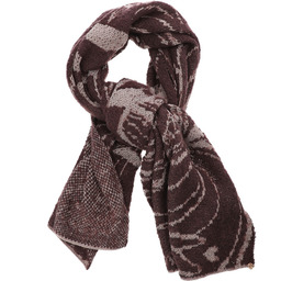 Anekke Bordowy Ciepły Damski Szal