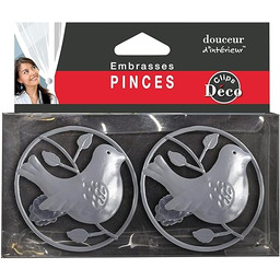 Delikatne wnętrze, 2 uchwyty marszczące (0), 8 cm,