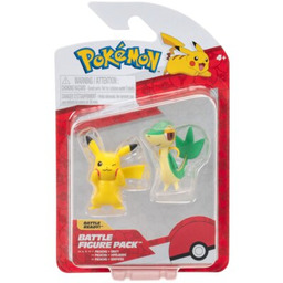 JAZWARES Zestaw figurek Pokémon Battle Snivy Pikachu PKW4066
