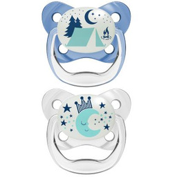 Dr Brown''s Smoczek ortodontyczny PreVent 6-18m świecący