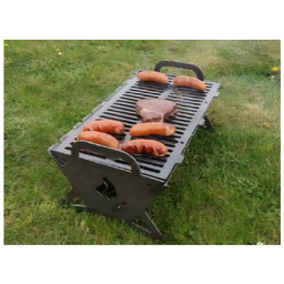 Grill Ogrodowy Turystyczny Stalowy Przenośny Składany