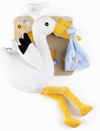 Plush & Company Babycare 8029956074295 niedźwiedź powitalny bocian,