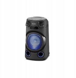 Głośnik przenośny Sony 150W czarny odtwarzacz CD DVD