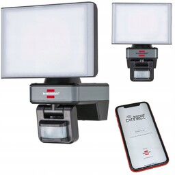 Reflektor Zewnętrzny Ścienny Lampa Led Czujnik Ruchu Zmierzchu