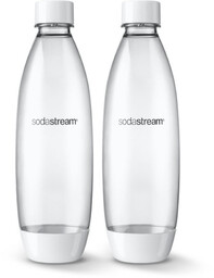 Butelki na wodę SodaStream Fuse 1l - Białe