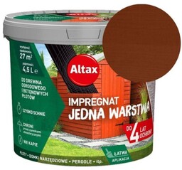 ALTAX Impregnat Jedna Warstwa 4,5L tik do drewna