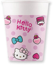 Kubeczki plastikowe Hello Kitty - 200 ml -