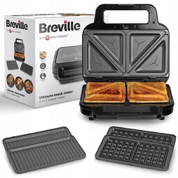 Opiekacz Do Kanapek Toster Gofrownica Panini Breville 3-W-1-