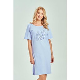 Koszula nocna Valentina 3554 Niebieska