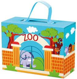 Bino Walizka ze zwierzątkami ZOO, 28 x 24