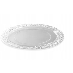 Talerze PS transparentne Ø30cm/4sztuki