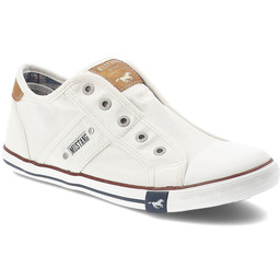 Mustang Trampki damskie, cholewka z materiału wsuwana konstrukcja