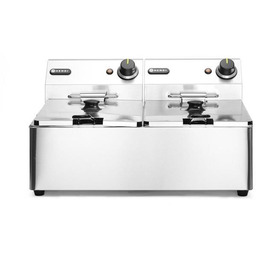Frytownica gastronomiczna podwójna 2x6L - Hendi Kitchen Line,