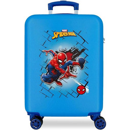 Marvel Spiderman Red, niebieski, 38x55x20 cms, spiderman walizka