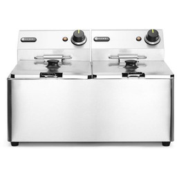 Frytownica gastronomiczna 2x8L - Hendi Kitchen Line 230V,