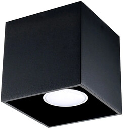 Plafon QUAD 1 czarny SL.0022 - Sollux Sprawdź