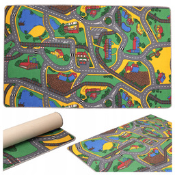 Dywan Dziecięcy Wytrzymały Dywan Dla Chłopca droga ulice