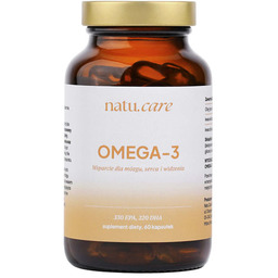 Natu Care, Omega 3, Kwasy Tłuszczowe PREMIUM, 500