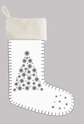 Soleil d''Ocre 285 Skarpetka z Boze Narodzenie, Bawelna,