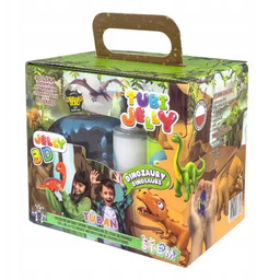 Zestaw Tubi Jelly małe akwarium dinozaury