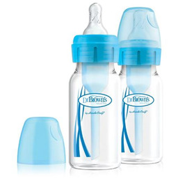 Dr Brown''s Options+ Butelka antykolkowa 0m+ Niebieska 120ml,